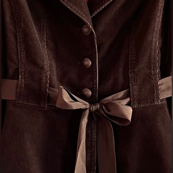 EUC Ann Taylor Loft Brown corduroy blazer jacket 6 - Picture 2 of 5